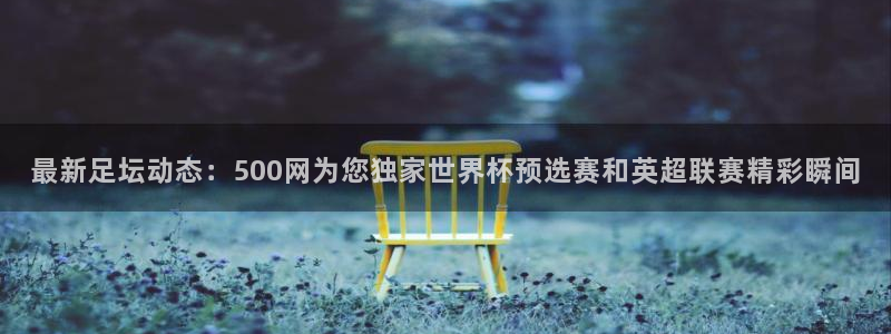 最新足坛动态：500网为您独家世界杯预选赛和英超联赛精彩瞬间