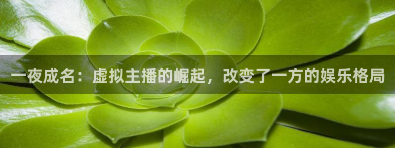 一夜成名：虚拟主播的崛起，改变了一方的娱乐格局